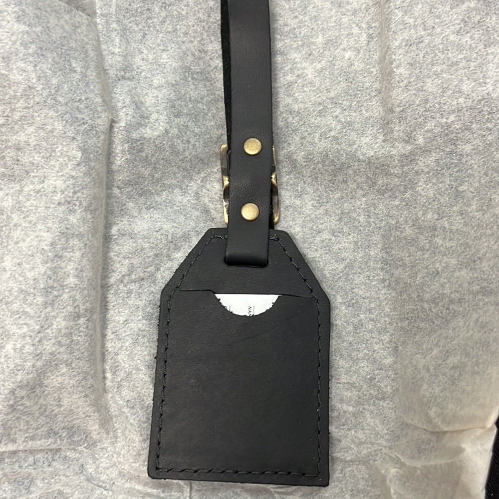 NEW Portland Leather Goods Leather Luggage Tag BNNU PLG 🎊
